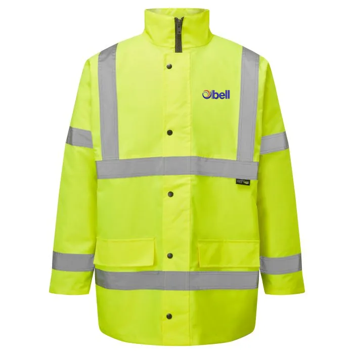 [BE-HV-PJ-YE-XS] Bell Hi Vis Parka Jacket (Fluorescent Yellow, XS)