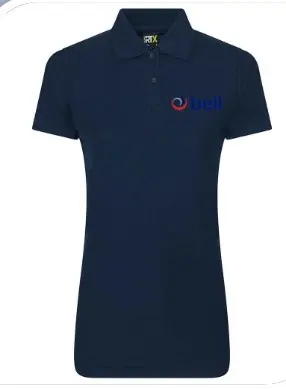 [BE-PS-LA-NA-ES] Bell Ladies Polo Shirt in Navy (XS)
