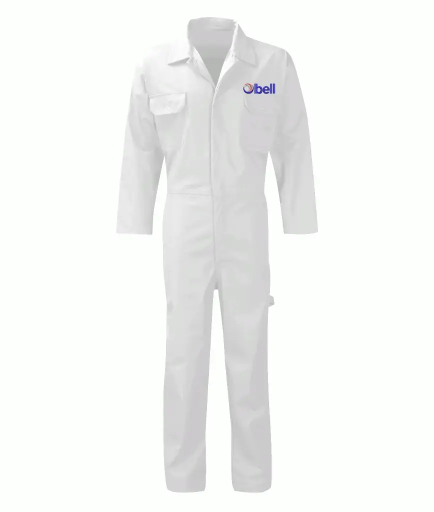 [BE-CO-WH-36] Bell Coverall in White (36)
