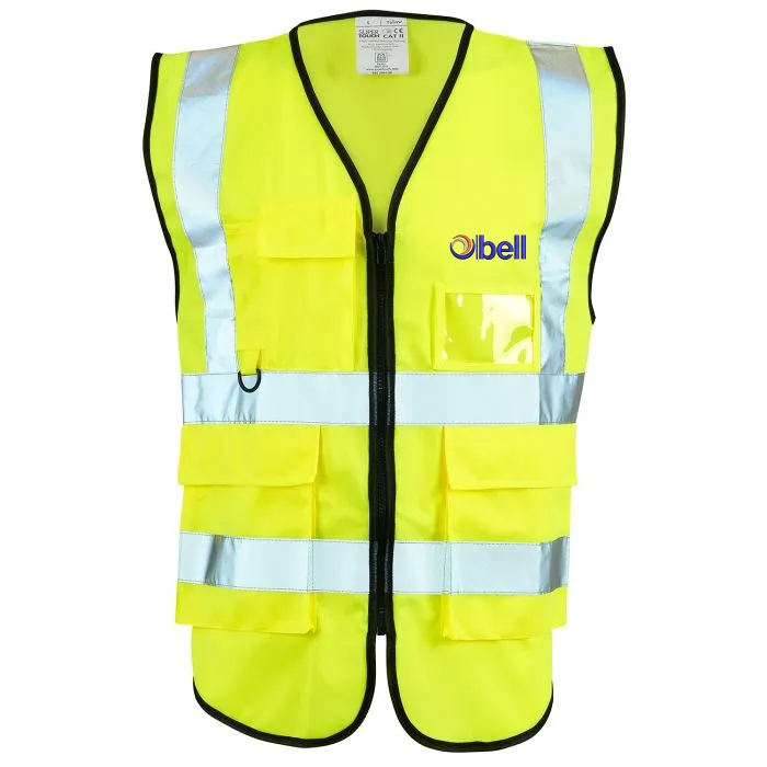 [BE-HV-EV-YE-S] Bell Hi-vis Executive Vest *believebebetterbebell* (Yellow, S)