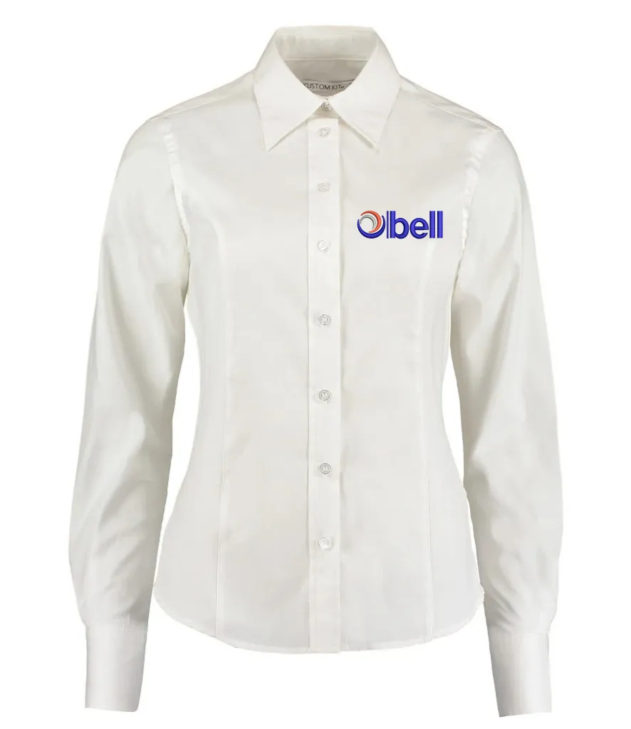 [BE-OS-LA-LS-WH-6] Bell Oxford Shirt, Ladies, Long Sleeve (White, 6)