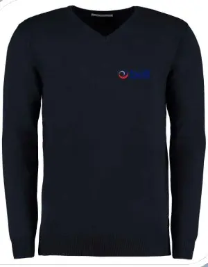 [BE-VJ-LA-NA-6] Bell V-Neck Jumper, Ladies, Navy (6)