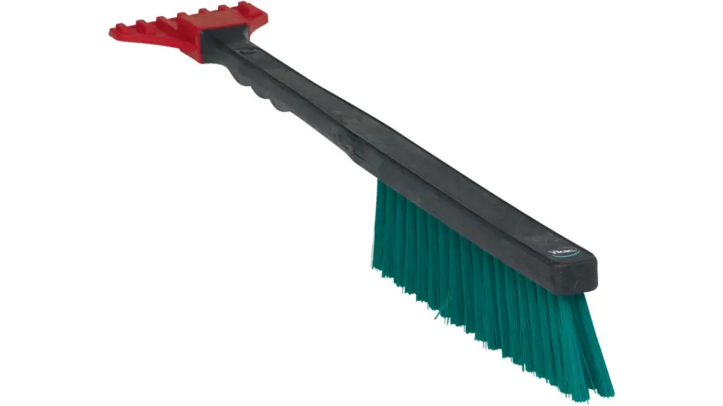 Vikan Hard Bristle Black Scrubbing Brush, 45mm bristle length, PVC bristle material