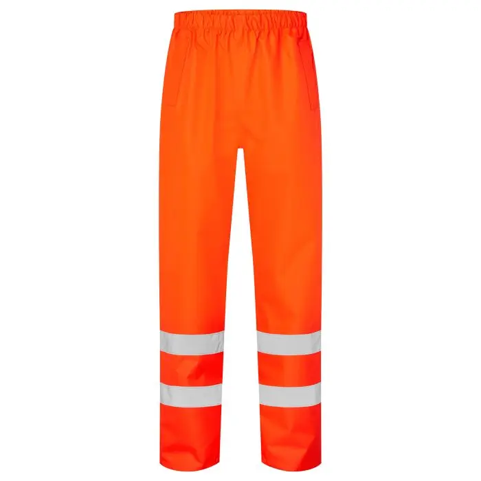 Hi-Vis Waterproof Trousers in Orange (3XL(48/50))