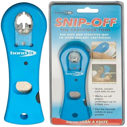 [T-SNIP] SNIP-OFF safe mastic cartridge & nozzle cutting tool