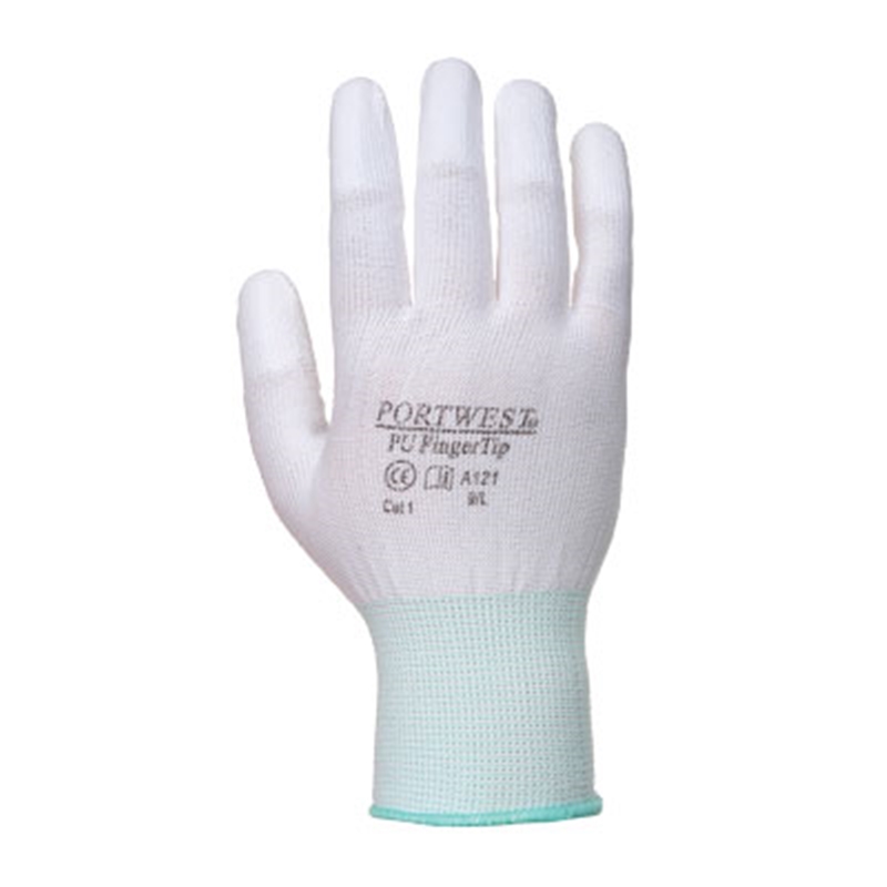 [A121WHRM] A121 Portwest PU Fingertip Glove (pack of 12) (M)