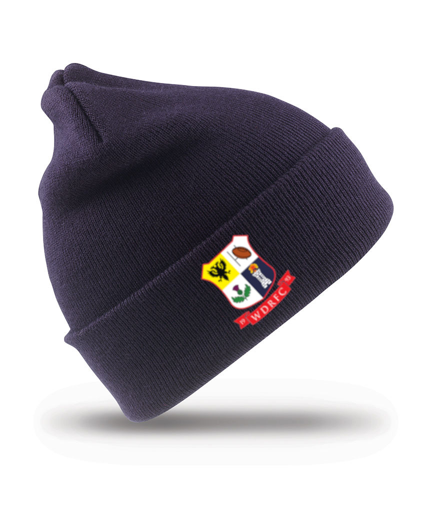 [WDRFC-RC029] Result Woolly Ski Hat with WDRFC Logo