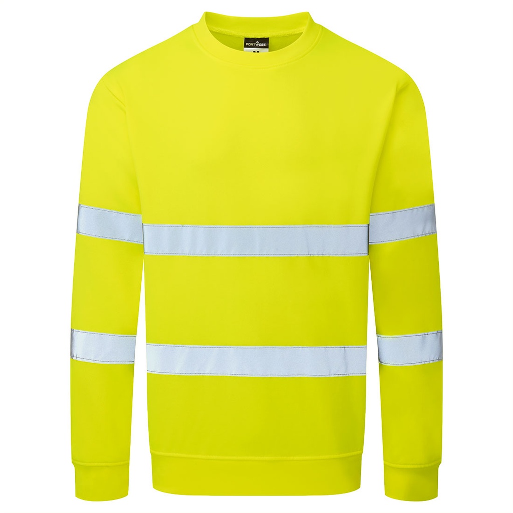 [ES303YERXS] ES1 Essential Hi-Vis Sweatshirt (XS, Yellow)