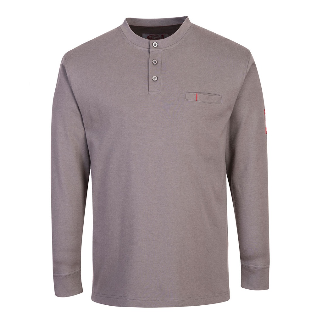 Bizflame Knit FR Long Sleeve Henley