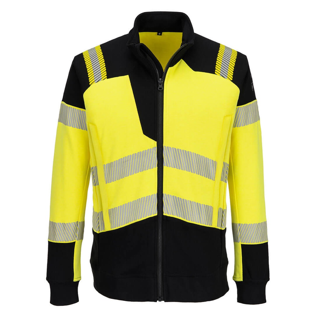 PW3 Modaflame Knit Hi-Vis FR Full Zip Sweatshirt