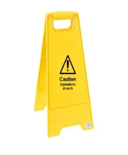 [J-MATSB] Operatives at Work Plain A-Frame Sign