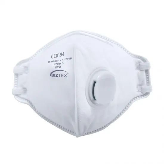 [W-DMFFP3VPW51] FFP3 Valved Fold Flat Respirator (PK 20)